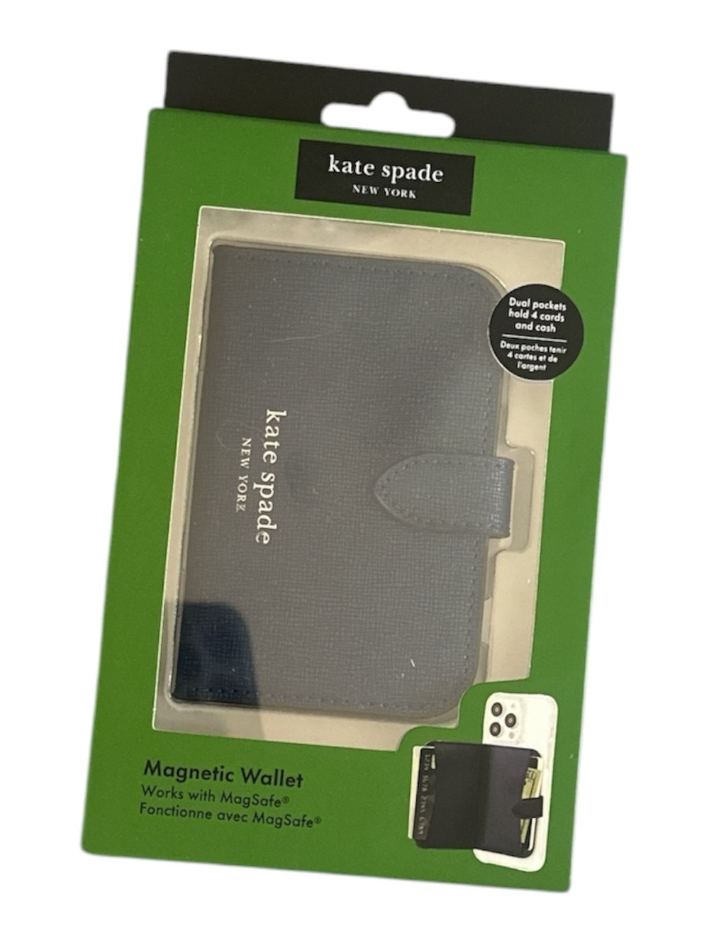 kate spade new york Navy Morgan MagSafe Wallet - Navy - NIB - Picture 6 of 6